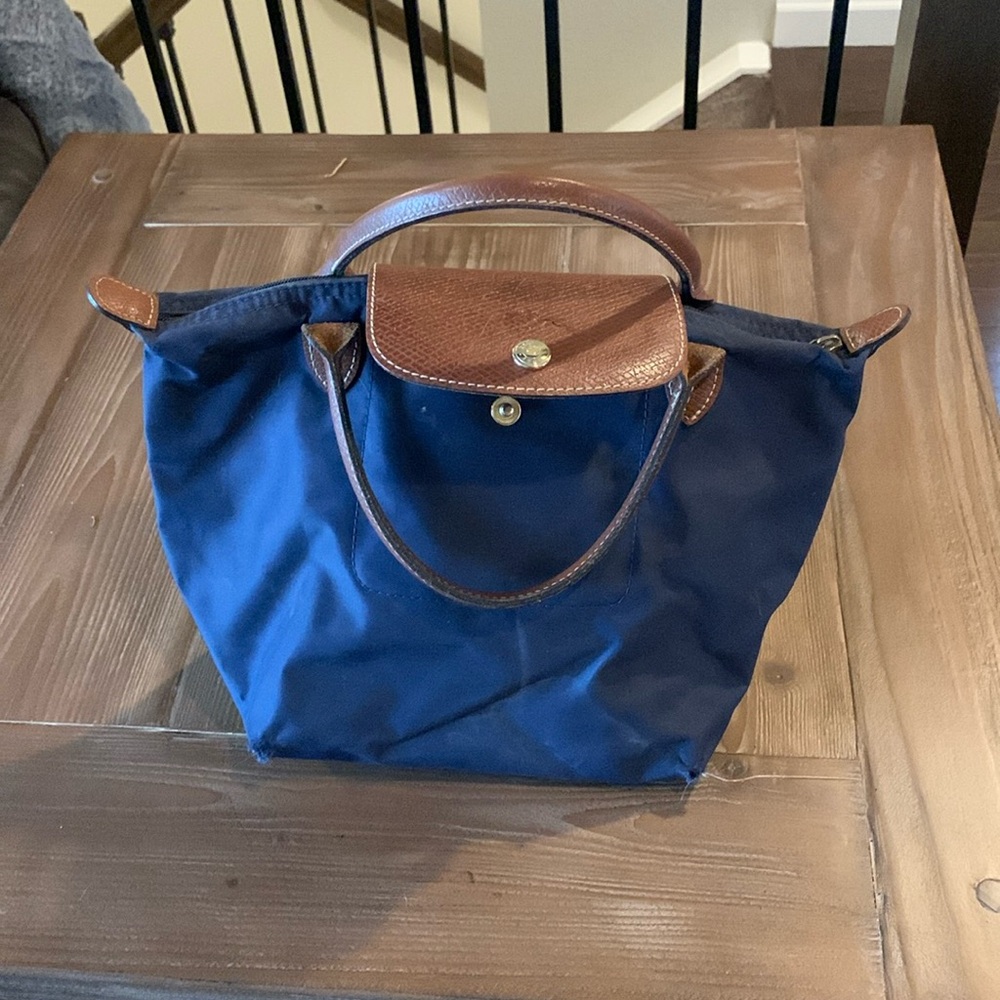 Longchamp Navy Small Handbag